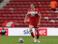 George Edmundson of Middlesbrough is in action during the Sky Bet Championship match between Middlesbrough and Stoke City at the Riverside S...