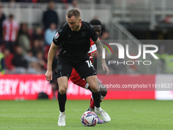 Ben Wilmot of Stoke City during the Sky Bet Championship match between Middlesbrough and Stoke City at the Riverside Stadium in Middlesbroug...