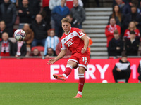 Aidan Morris of Middlesbrough is in action during the Sky Bet Championship match between Middlesbrough and Stoke City at the Riverside Stadi...