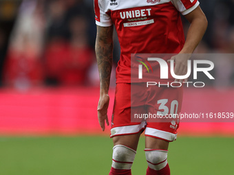 Neto Borges of Middlesbrough is in action during the Sky Bet Championship match between Middlesbrough and Stoke City at the Riverside Stadiu...