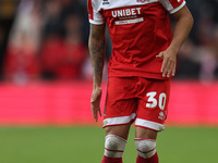 Neto Borges of Middlesbrough is in action during the Sky Bet Championship match between Middlesbrough and Stoke City at the Riverside Stadiu...