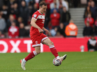 George Edmundson of Middlesbrough is in action during the Sky Bet Championship match between Middlesbrough and Stoke City at the Riverside S...