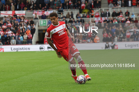 Middlesbrough's Neto Borges is in action during the Sky Bet Championship match between Middlesbrough and Stoke City at the Riverside Stadium...