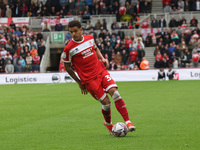 Middlesbrough's Neto Borges is in action during the Sky Bet Championship match between Middlesbrough and Stoke City at the Riverside Stadium...