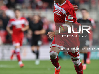 Neto Borges of Middlesbrough is in action during the Sky Bet Championship match between Middlesbrough and Stoke City at the Riverside Stadiu...