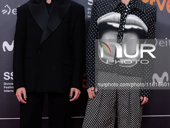 The closing red carpet takes place during the 72nd edition of the San Sebastian International Film Festival in San Sebastian, Spain, on Sept...