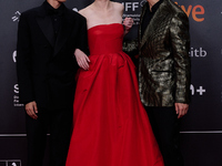 The closing red carpet takes place during the 72nd edition of the San Sebastian International Film Festival in San Sebastian, Spain, on Sept...