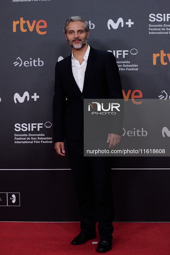 The closing red carpet takes place during the 72nd edition of the San Sebastian International Film Festival in San Sebastian, Spain, on Sept...