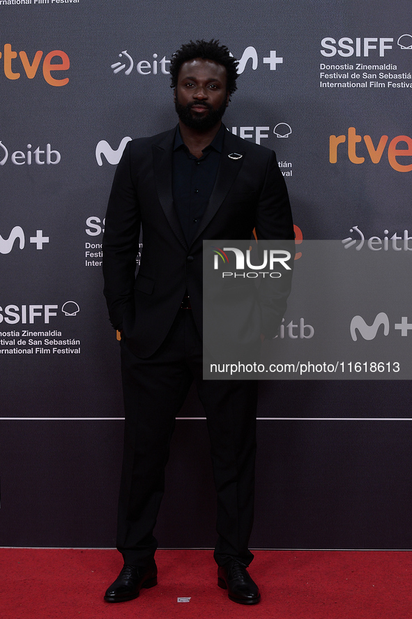 The closing red carpet takes place during the 72nd edition of the San Sebastian International Film Festival in San Sebastian, Spain, on Sept...