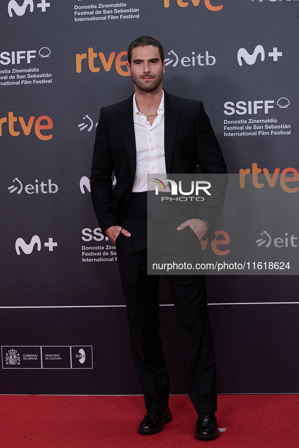 The closing red carpet takes place during the 72nd edition of the San Sebastian International Film Festival in San Sebastian, Spain, on Sept...