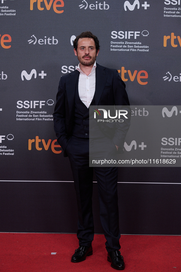 The closing red carpet takes place during the 72nd edition of the San Sebastian International Film Festival in San Sebastian, Spain, on Sept...