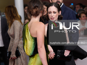 Elena Rivera attends the closing red carpet during the 72nd edition of the San Sebastian International Film Festival in San Sebastian, Spain...