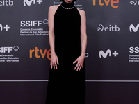 Elena Rivera attends the closing red carpet during the 72nd edition of the San Sebastian International Film Festival in San Sebastian, Spain...