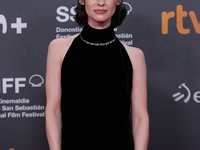 Elena Rivera attends the closing red carpet during the 72nd edition of the San Sebastian International Film Festival in San Sebastian, Spain...