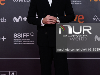 Miguel Angel Munoz attends the closing red carpet during the 72nd edition of the San Sebastian International Film Festival in San Sebastian,...