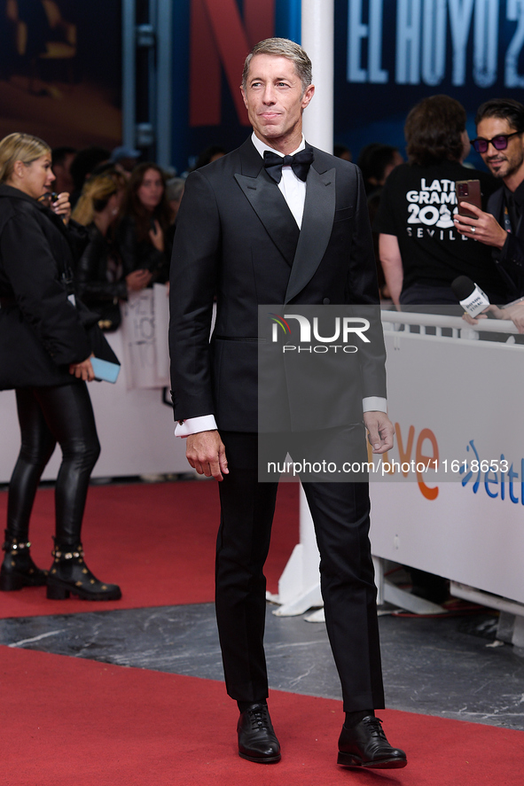 Manuel Escribano attends the closing red carpet during the 72nd edition of the San Sebastian International Film Festival in San Sebastian, S...