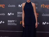 Laura Sanchez attends the closing red carpet during the 72nd edition of the San Sebastian International Film Festival in San Sebastian, Spai...