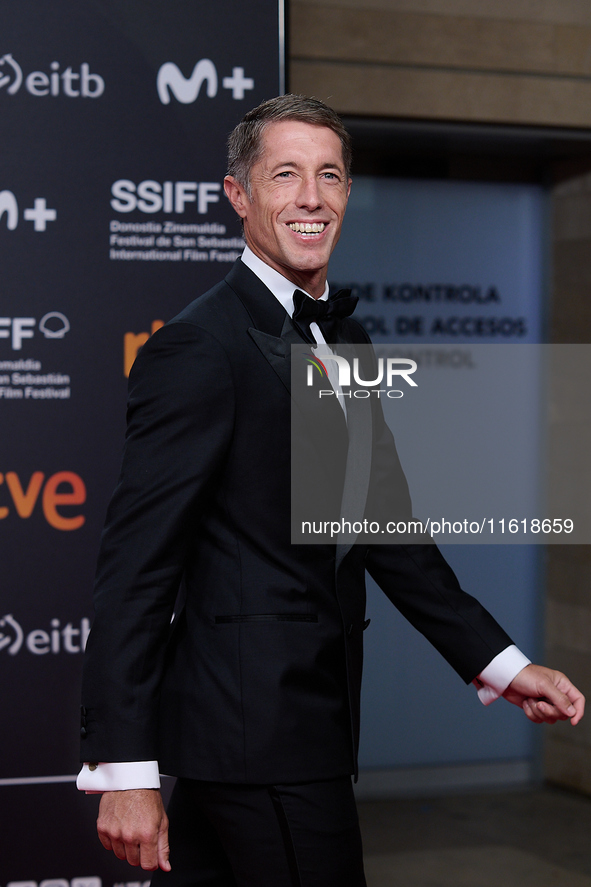 Manuel Escribano attends the closing red carpet during the 72nd edition of the San Sebastian International Film Festival in San Sebastian, S...