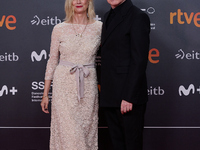 John Crowley and Fiona Weir attend the closing red carpet during the 72nd edition of the San Sebastian International Film Festival in San Se...