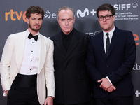 Andrew Garfield attends the closing red carpet during the 72nd edition of the San Sebastian International Film Festival in San Sebastian, Sp...