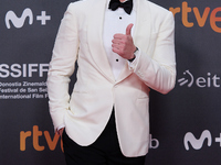 Andrew Garfield attends the closing red carpet during the 72nd edition of the San Sebastian International Film Festival in San Sebastian, Sp...