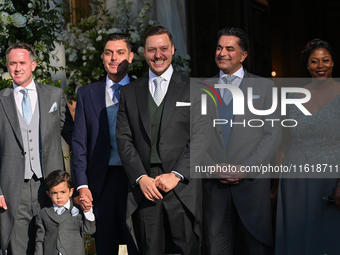 Matthew Kumar arrives at the Metropolitan Cathedral of Athens for his wedding with Princess Theodora of Greece in Athens, Greece, on Septemb...