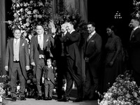 Matthew Jeremiah Kumar arrives for his wedding with Princess Theodora Glucksburg of Greece at the Metropolitan Cathedral of Athens in Athens...