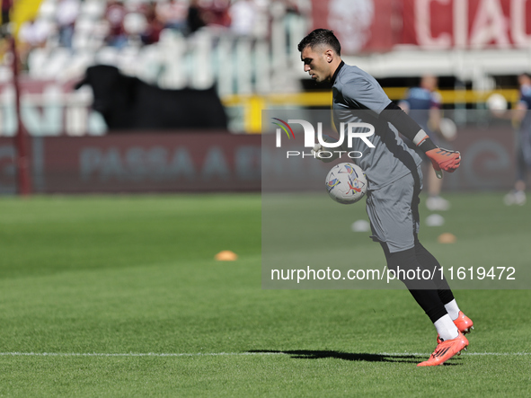 Christos Mandas during the Serie A 2024-2025 match between Torino and Lazio in Torino, Italy, on September 29, 2024 