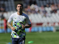 Alessio Romagnoli during the Serie A 2024-2025 match between Torino and Lazio in Torino, Italy, on September 29, 2024 (