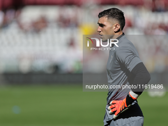 Christos Mandas during the Serie A 2024-2025 match between Torino and Lazio in Torino, Italy, on September 29, 2024 