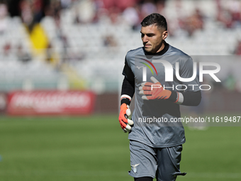 Christos Mandas during the Serie A 2024-2025 match between Torino and Lazio in Torino, Italy, on September 29, 2024 (