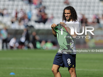 Matteo Guendouzi during the Serie A 2024-2025 match between Torino and Lazio in Torino, Italy, on September 29, 2024 (