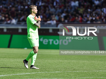 Ivan Provedel during the Serie A 2024-2025 match between Torino and Lazio in Torino, Italy, on September 29, 2024 (