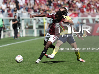 Adrien Tam?ze during the Serie A 2024-2025 match between Torino and Lazio in Torino, Italy, on September 29, 2024 (