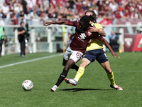 Adrien Tam?ze during the Serie A 2024-2025 match between Torino and Lazio in Torino, Italy, on September 29, 2024 (