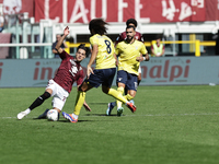 Samuele Ricci during the Serie A 2024-2025 match between Torino and Lazio in Torino, Italy, on September 29, 2024 (