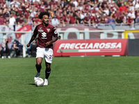 Valentino Lazaro during the Serie A 2024-2025 match between Torino and Lazio in Torino, Italy, on September 29, 2024 (