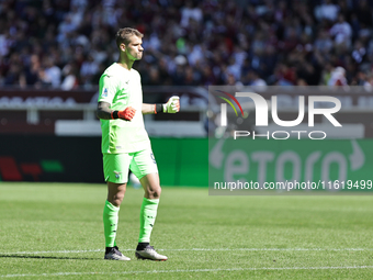 Ivan Provedel during the Serie A 2024-2025 match between Torino and Lazio in Torino, Italy, on September 29, 2024 (