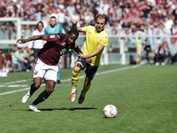 Adrien Tam?ze during the Serie A 2024-2025 match between Torino and Lazio in Torino, Italy, on September 29, 2024 (