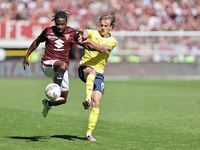 Adrien Tam?ze during the Serie A 2024-2025 match between Torino and Lazio in Torino, Italy, on September 29, 2024 (