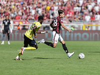 Samuele Ricci during the Serie A 2024-2025 match between Torino and Lazio in Torino, Italy, on September 29, 2024 (