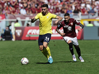 Mario Gila during the Serie A 2024-2025 match between Torino and Lazio in Torino, Italy, on September 29, 2024 (