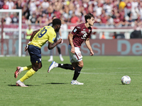 Samuele Ricci during the Serie A 2024-2025 match between Torino and Lazio in Torino, Italy, on September 29, 2024 (