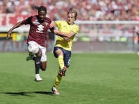 Adrien Tam?ze during the Serie A 2024-2025 match between Torino and Lazio in Torino, Italy, on September 29, 2024 (