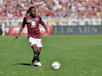 Adrien Tam?ze during the Serie A 2024-2025 match between Torino and Lazio in Torino, Italy, on September 29, 2024 (