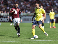 Alessio Romagnoli during the Serie A 2024-2025 match between Torino and Lazio in Torino, Italy, on September 29, 2024 (