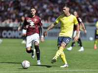 Alessio Romagnoli during the Serie A 2024-2025 match between Torino and Lazio in Torino, Italy, on September 29, 2024 (