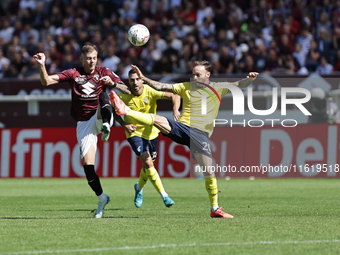 Ivan Ili? during the Serie A 2024-2025 match between Torino and Lazio in Torino, Italy, on September 29, 2024 (