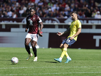 Duvan Zapata during the Serie A 2024-2025 match between Torino and Lazio in Torino, Italy, on September 29, 2024 (