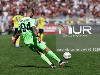 Ivan Provedel during the Serie A 2024-2025 match between Torino and Lazio in Torino, Italy, on September 29, 2024 (